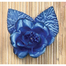 Royal Blue Open Rose  (Lot of 12) SALE ITEM
